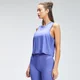 Caveada Cropped Repeat Mark Graphic Training para Senhora da MP - Lilás Jacinto-dos-Bosques
