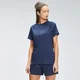 T-Shirt Repeat Mark Graphic Training para Senhora da MP - Azul Petróleo