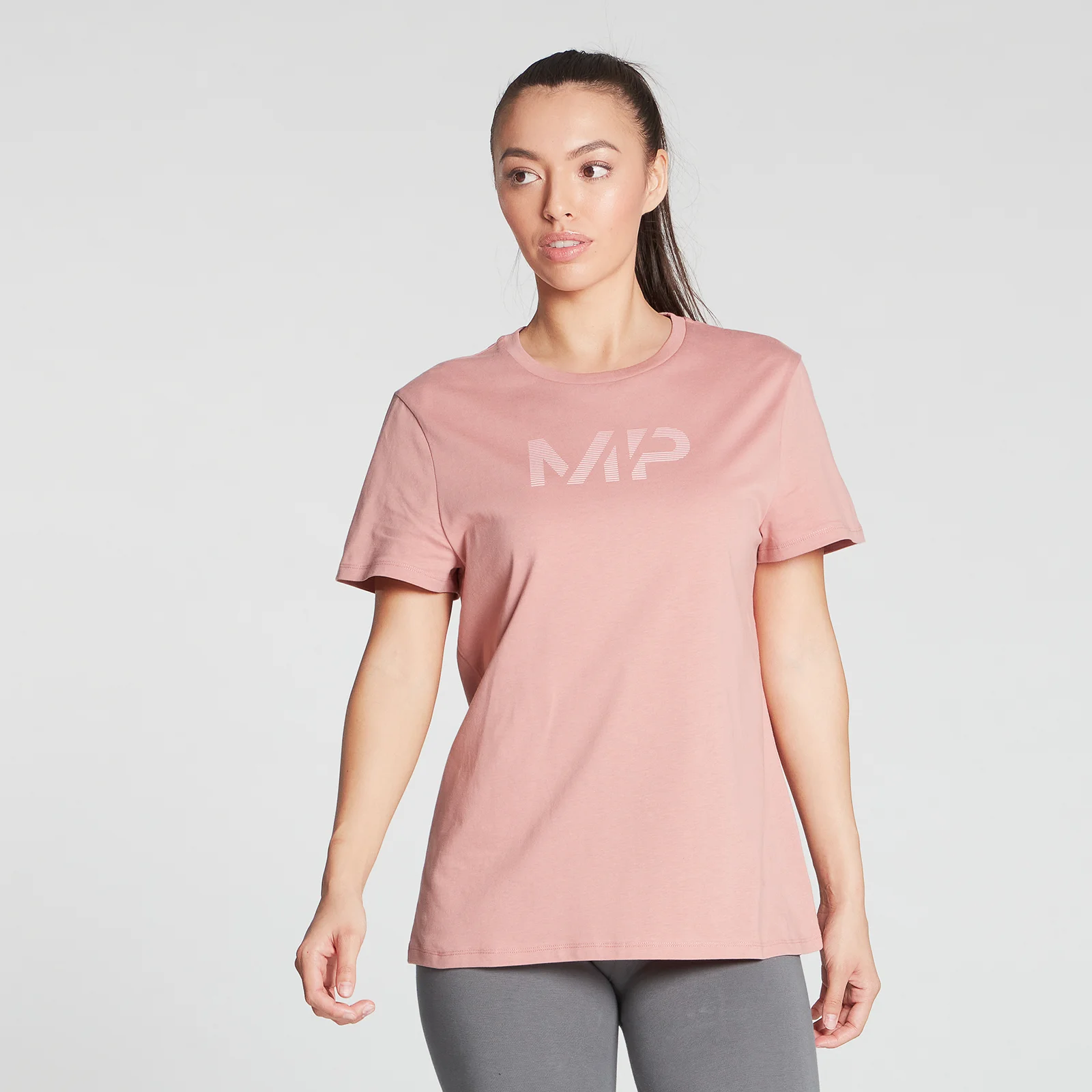 MP Women's Gradient Line Graphic T-Shirt - Washed Pink - XXS Imagem 1