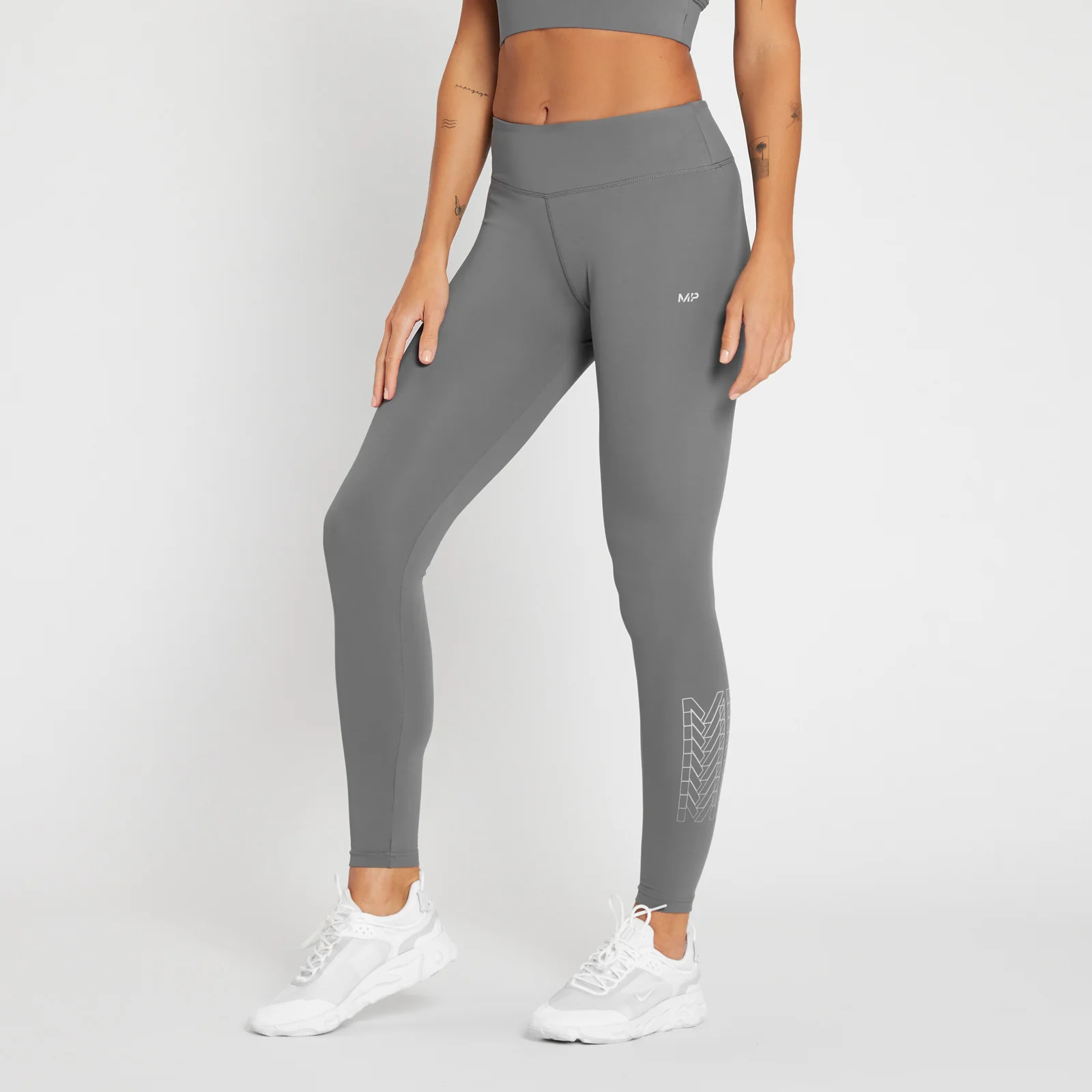 Leggings de Treino Repeat MP da MP para Senhora - Carbon - XXS Imagem 1
