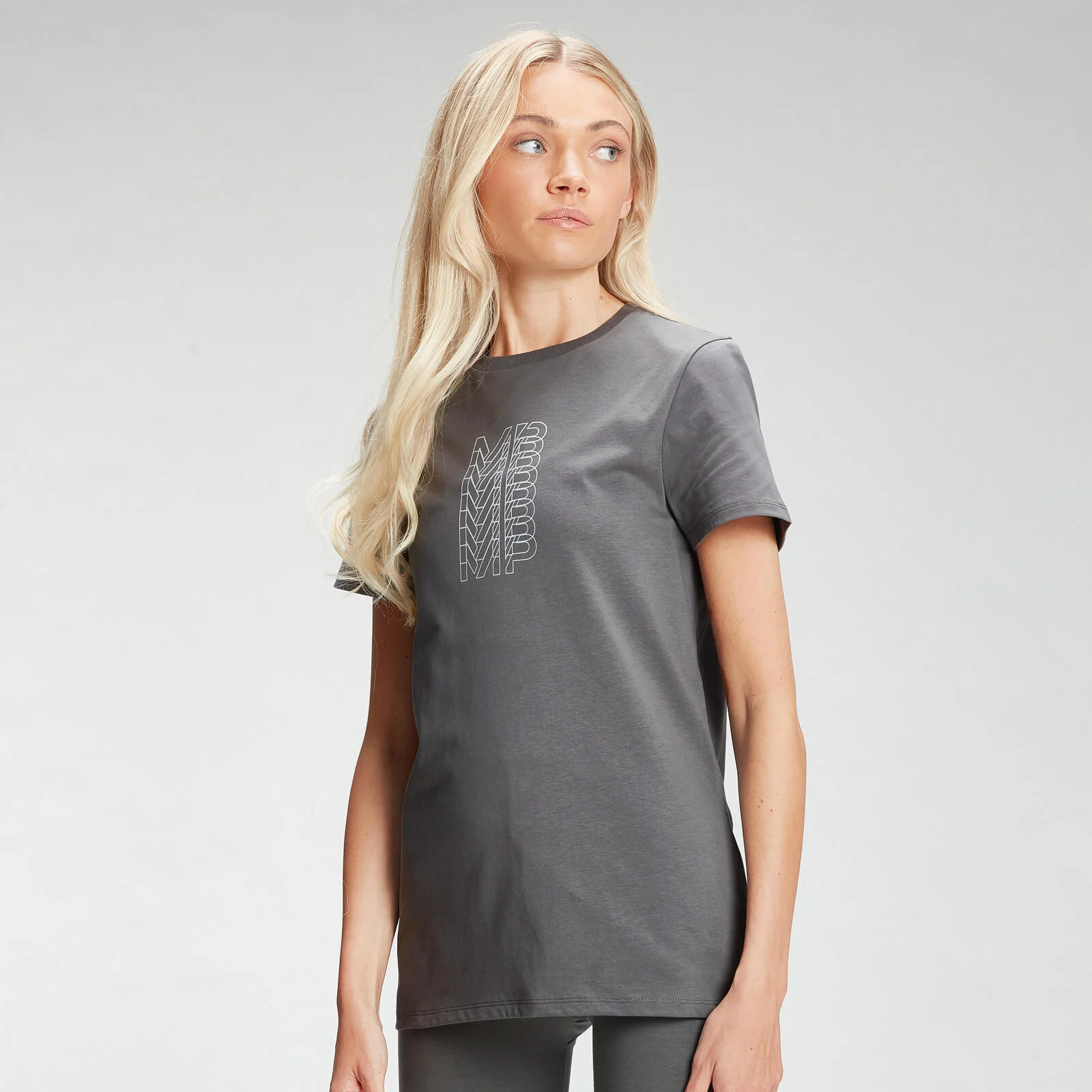 T-shirt Repeat MP da MP para Senhora - Carbon - XXS Imagem 1