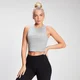 Colete Curto Nervurado da MP para Senhora - Grey Marl