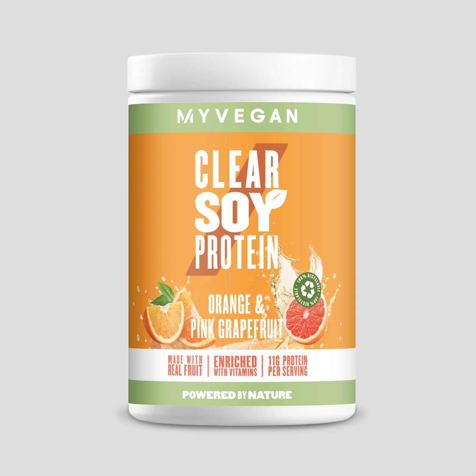 Proteína de Soja Clear - 20servings - Orange and Pink Grapefruit Imagem 1