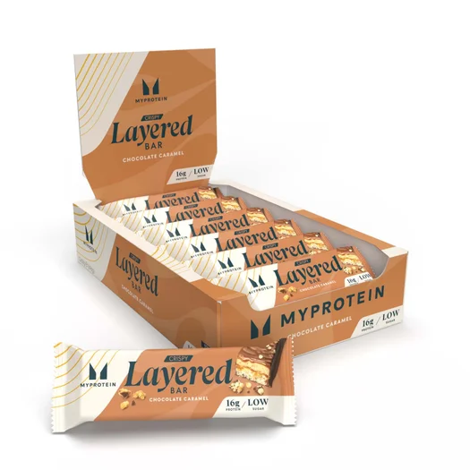Barra Layered Crocante - 12 x 58g - Chocolate e Caramelo