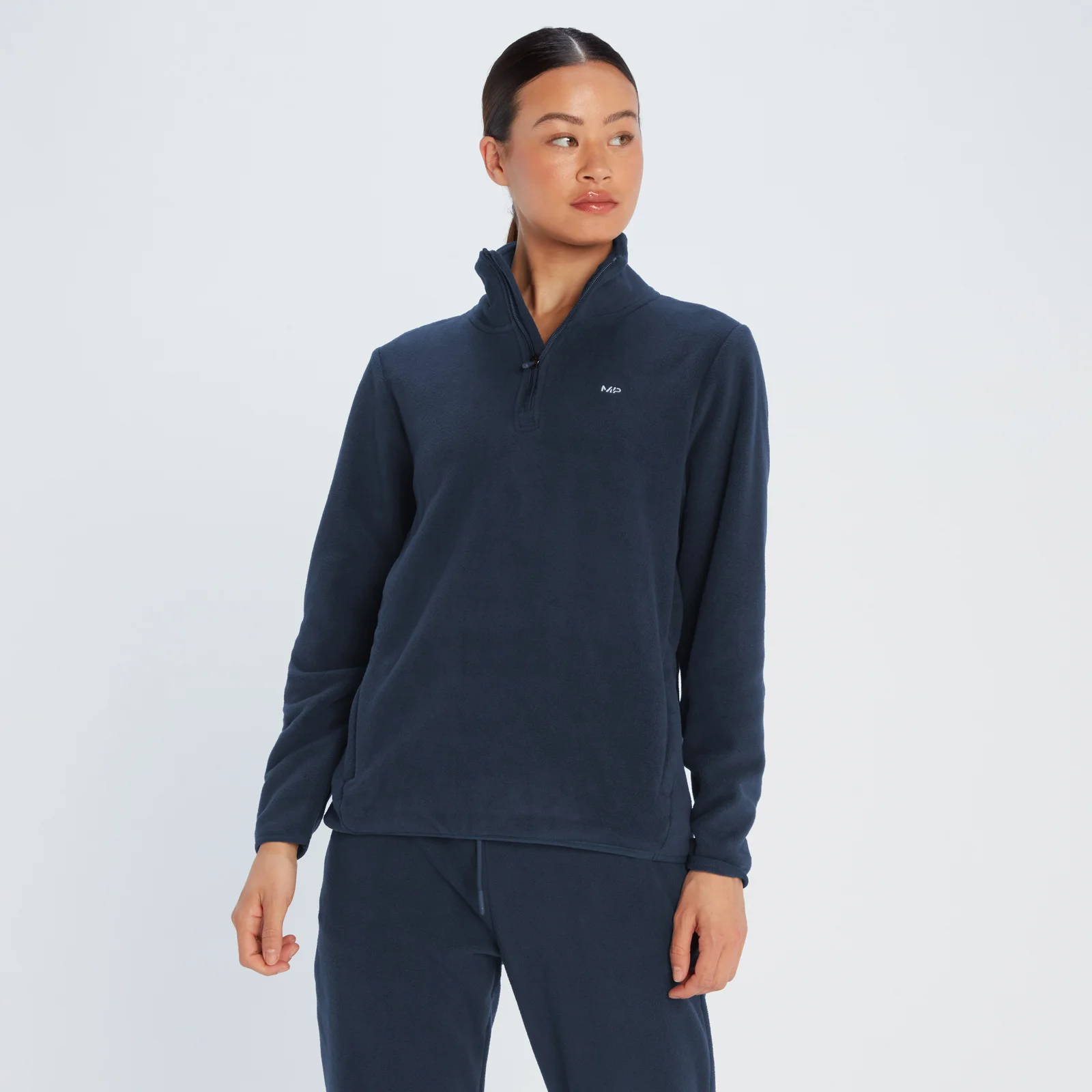 MP Women's Rest Day 1/4 Zip Fleece - Navy - XXS Imagem 1