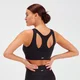 Soutien de Desporto Cortado a Laser Sculpt para Senhora da MP - Preto
