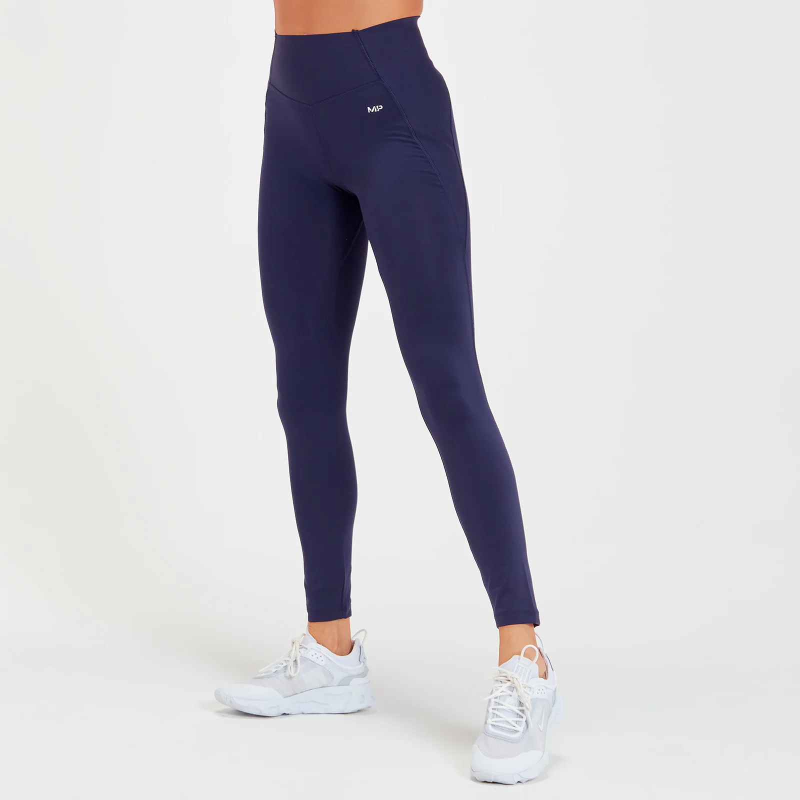 Leggings Cortados a Laser Sculpt para Senhora da MP - Azul-Marinho - XXS Imagem 1