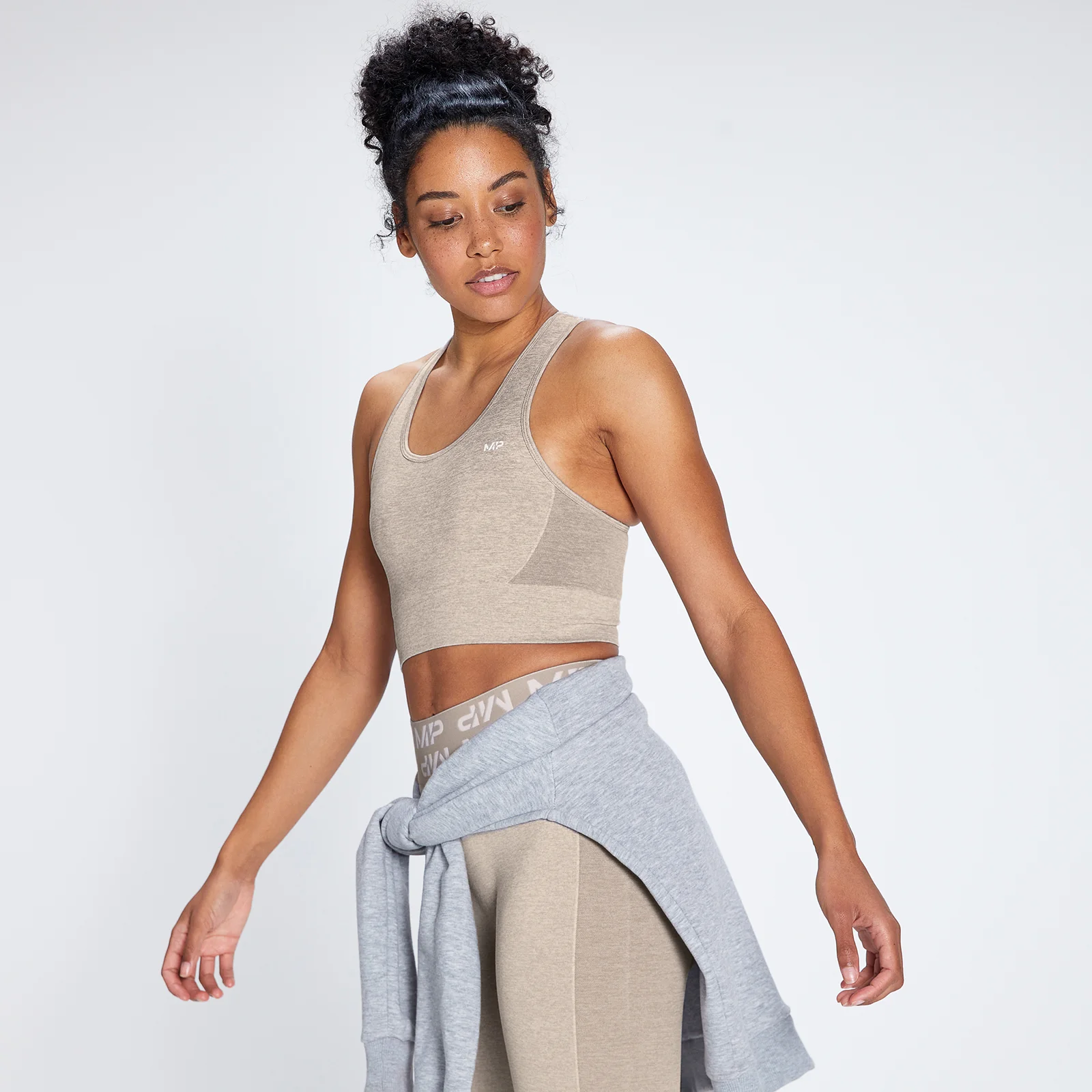 MP Women's Curve Sports Bra - Sesame - XXS Imagem 1