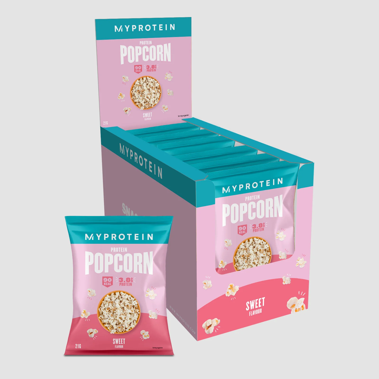 Pipocas Proteicas - 6 x 21g - Sweet Imagem 1