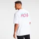 T-shirt Retro Oversized Move da MP para Homem - Branco