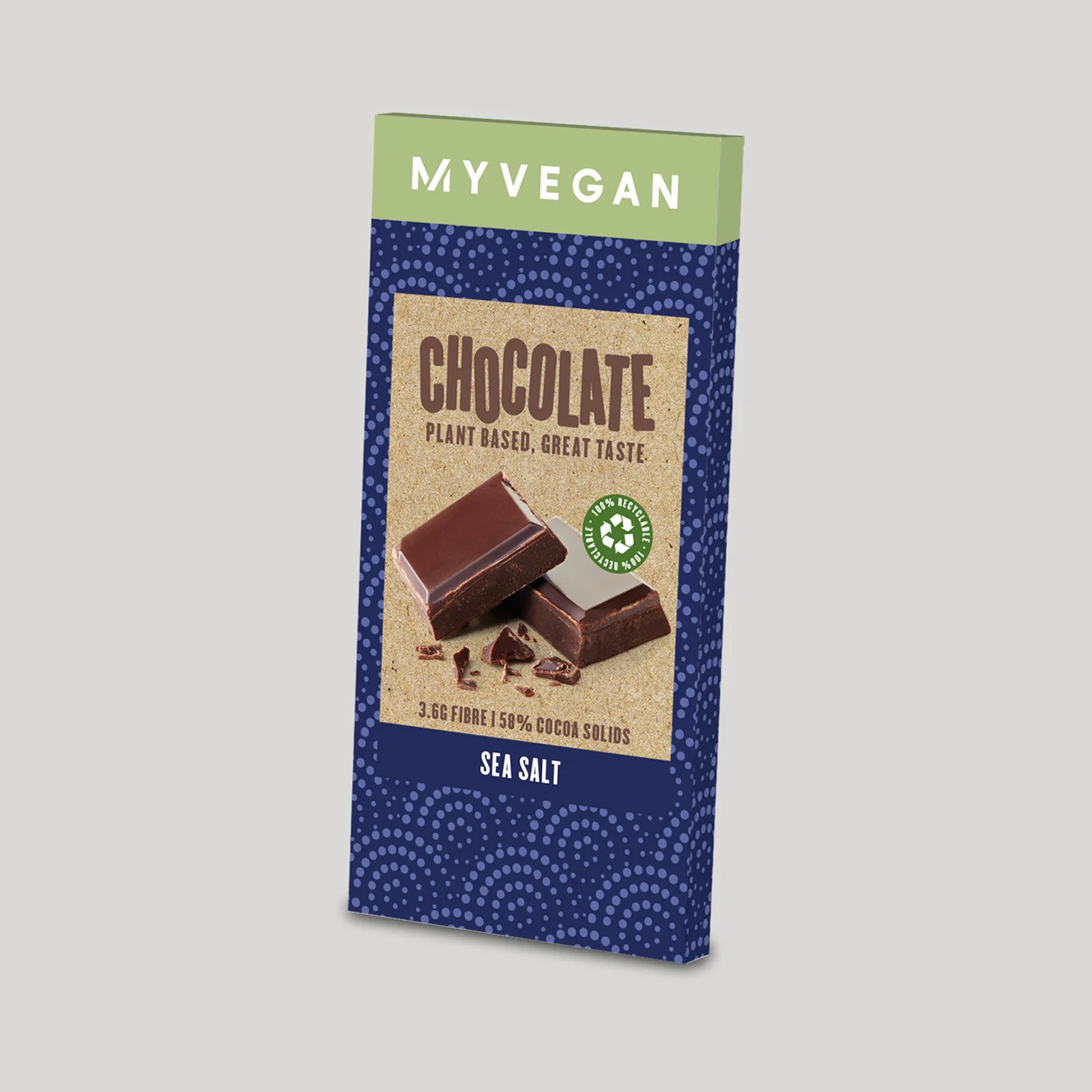 Chocolate Vegano - 35g - Sea Salt Imagem 1