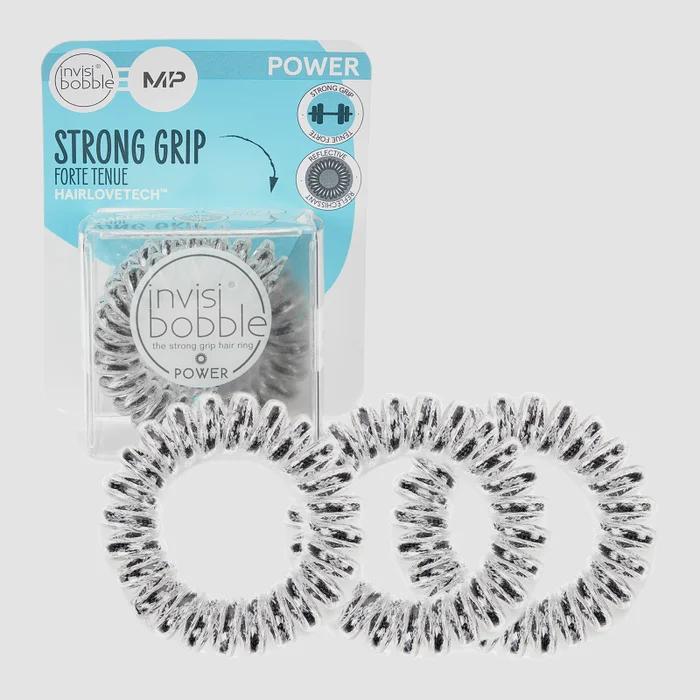 MP X Invisibobble® Power Reflective - Preto - CONJ. DE 3