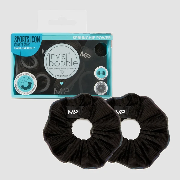 Sprunchie Refletor MP X Invisibobble® Power – Preto - CONJ. DE 2