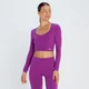 Camisola de Manga Comprida Power da MP para Senhora - Violeta