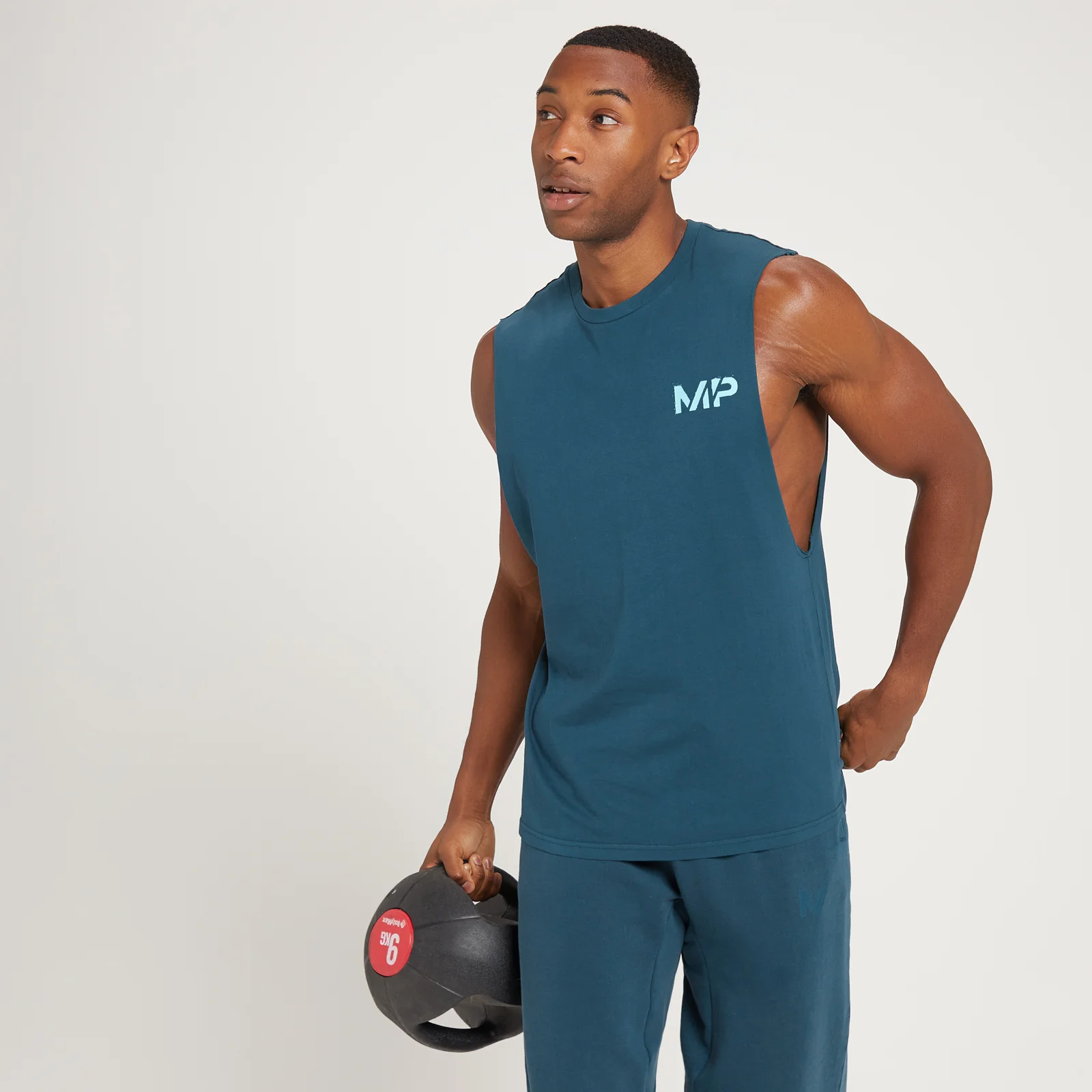 Camisola sem Mangas Adapt Washed da MP para Homem - Dust Blue - XXS Imagem 1