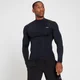 Camisola de Manga Comprida de Treino com Gola Alta da MP para Homem - Preto