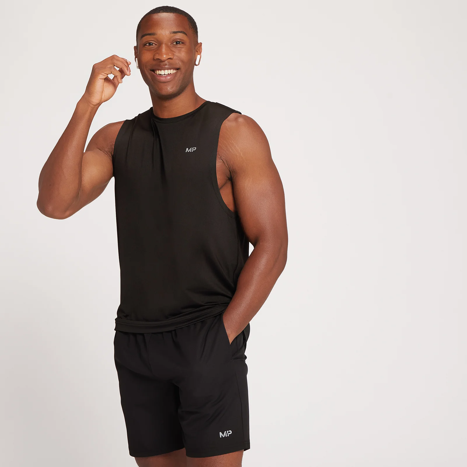 Camisola de Treino sem Mangas Repeat MP Graphic da MP para Homem - Preto - XXS Imagem 1