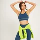 Soutien de Desportivo Reversível Adapt da MP para Senhora - Dust Blue/Acid Lime