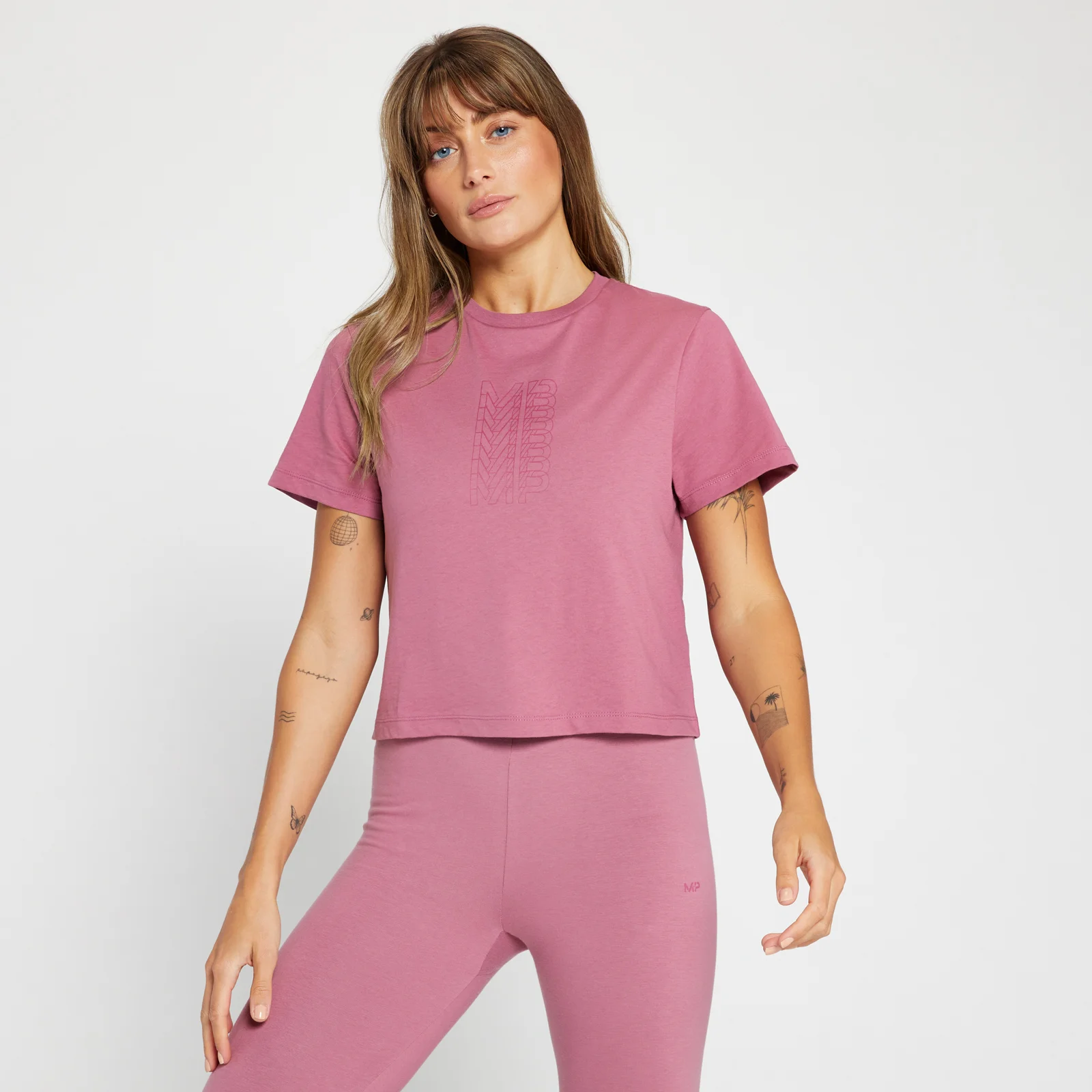 T-shirt Curta Repeat MP da MP para Senhora - Mauve - XXS Imagem 1