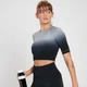 Camisola Curta sem Costuras Velocity Ultra da MP para Senhora - Preto