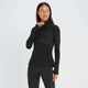 Camisola com Fecho 1/4 Velocity Ultra da MP para Senhora - Preto