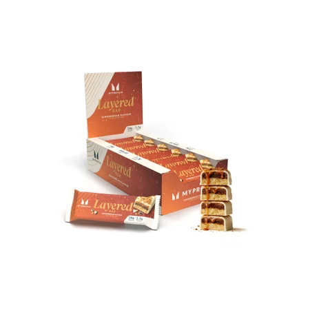 Barra 6 Layer Myprotein - 12 x 60g - Gingerbread - Limited Edition