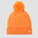 Gorro com Pompom da MP - Nectarina/branco