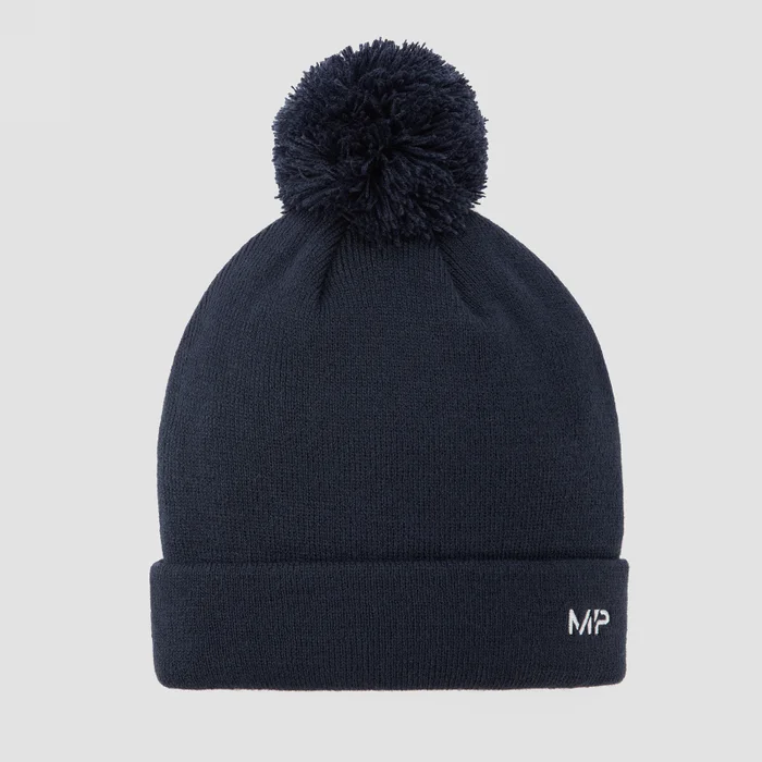 Gorro com Pompom da MP - Azul-marinho/branco