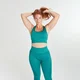 Soutien de Desporto Nervurado sem Costuras da MP X Siobhan - Verde