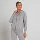 Casaco com Capuz e Fecho Dynamic Training da MP para Senhora - Grey Marl