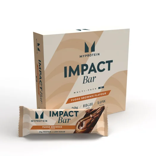 Barra Proteica Impact - 6 x 64g - Fudge Brownie