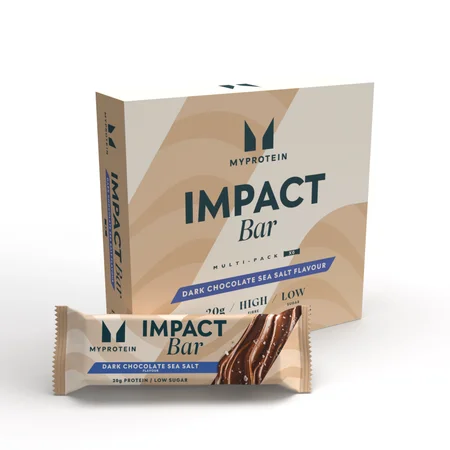 Barra Proteica Impact - 6 x 64g - Chocolate Negro e Sal Marinho