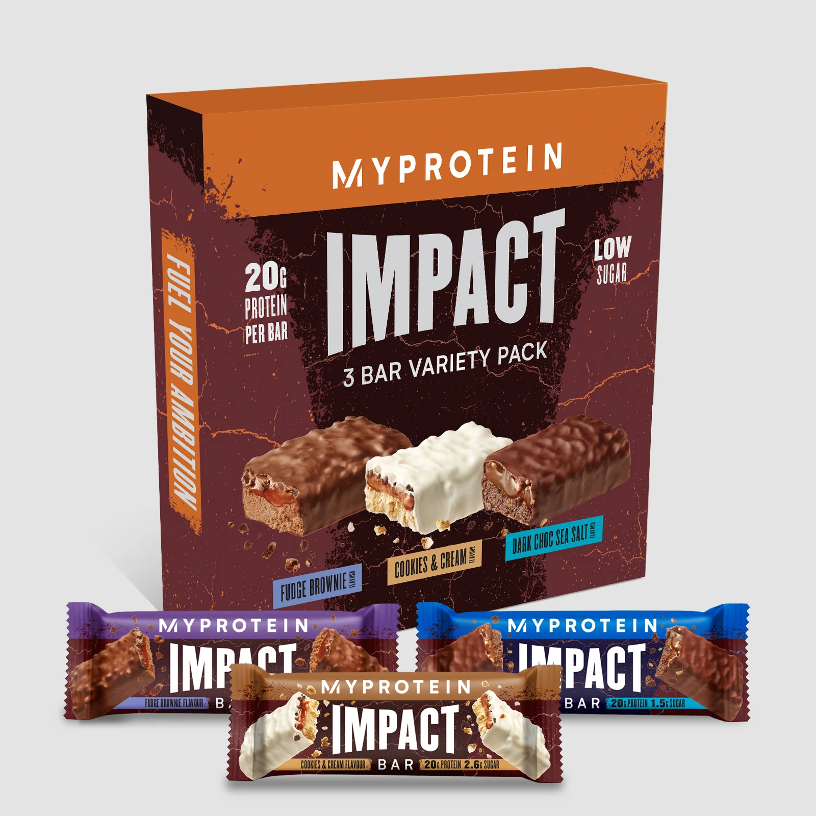 Myprotein Impact Protein Bar Discovery Box - 3 x 64g Imagem 1