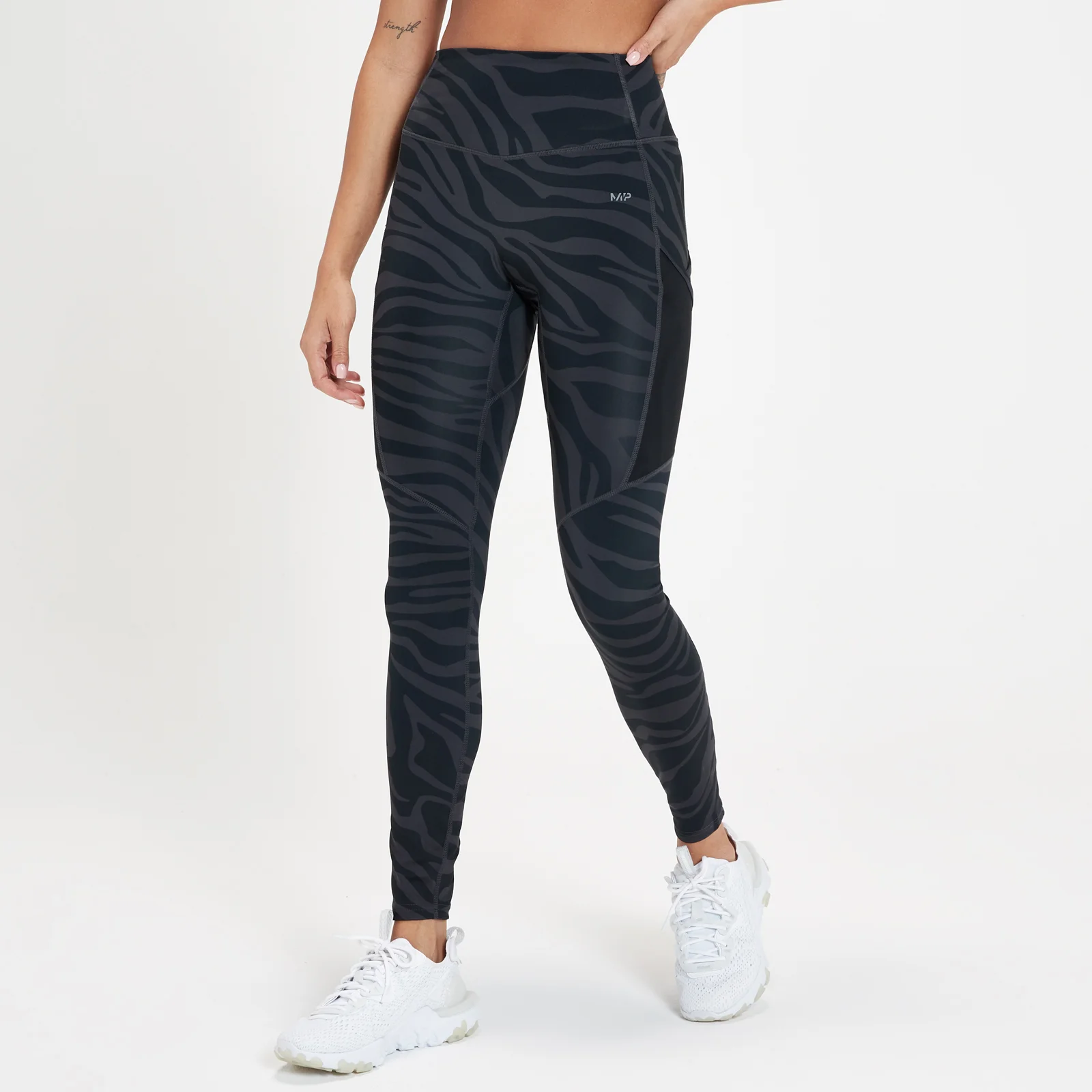 Leggings Tempo da MP para Senhora - Preto Zebra - XXS Imagem 1