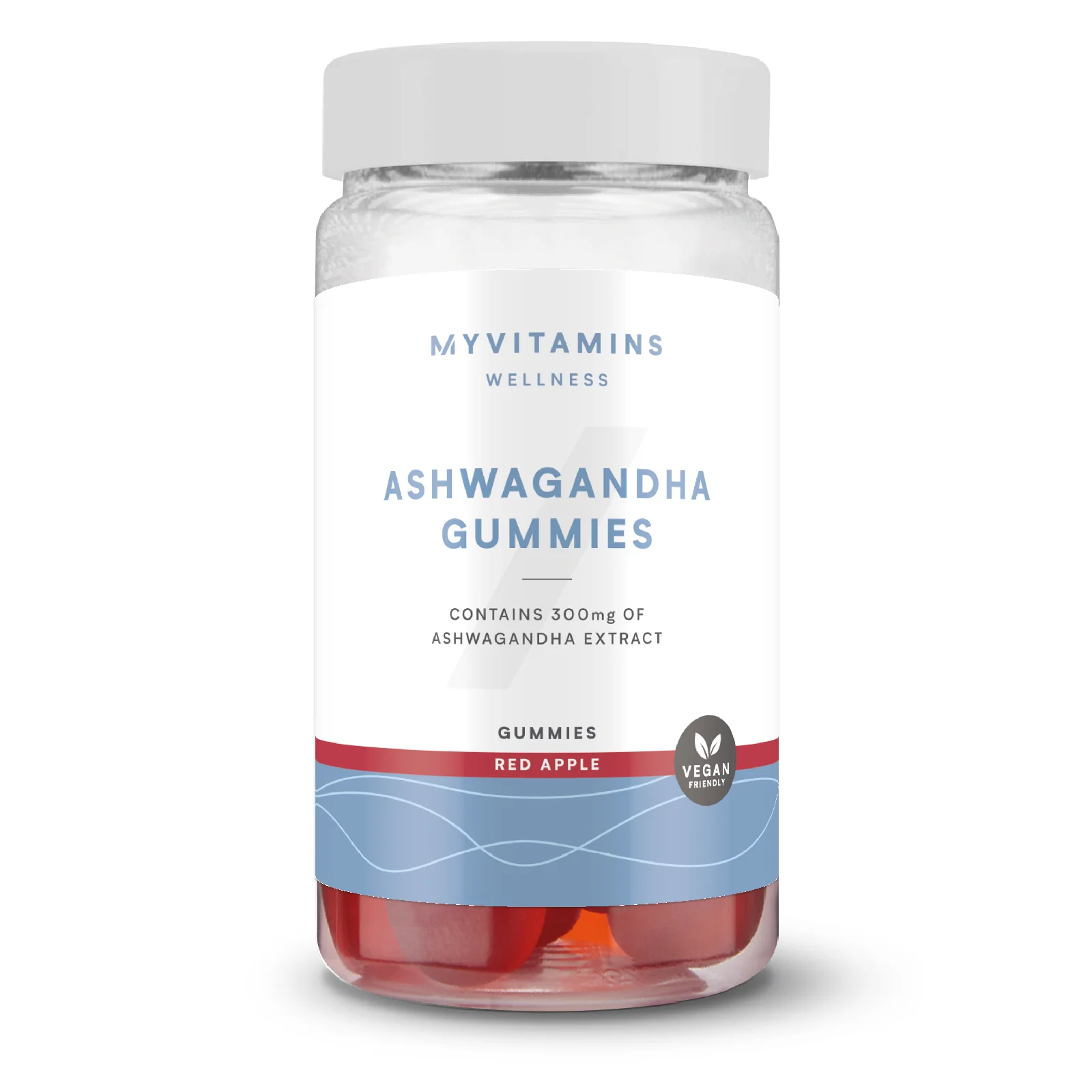 Gomas Ashwagandha (60 gomas) - 60gummies - Red Apple (Extra Strength) Imagem 1