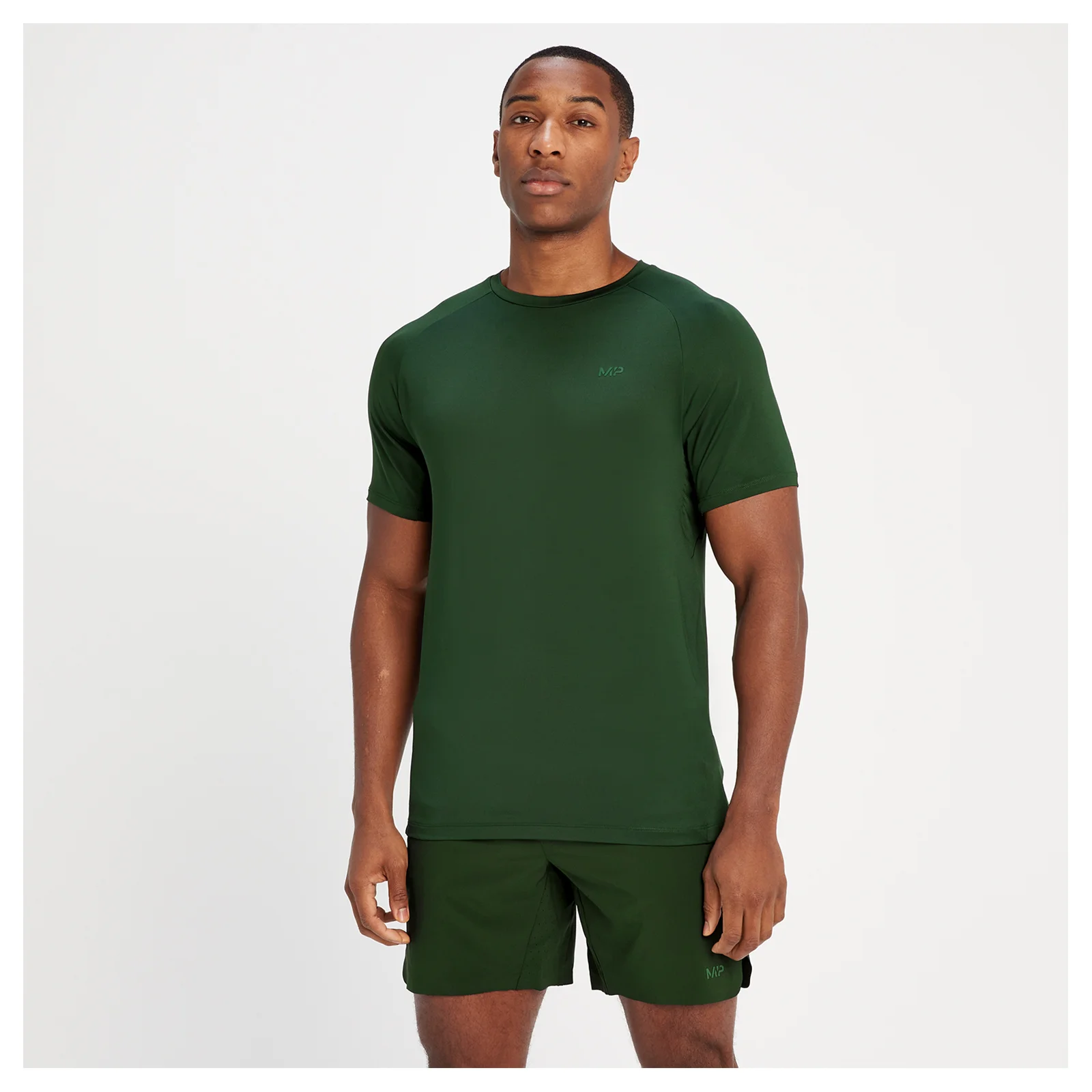 Camisola de Treino de Manga Curta Ultra da MP para Homem - Evergreen - XXS Imagem 1