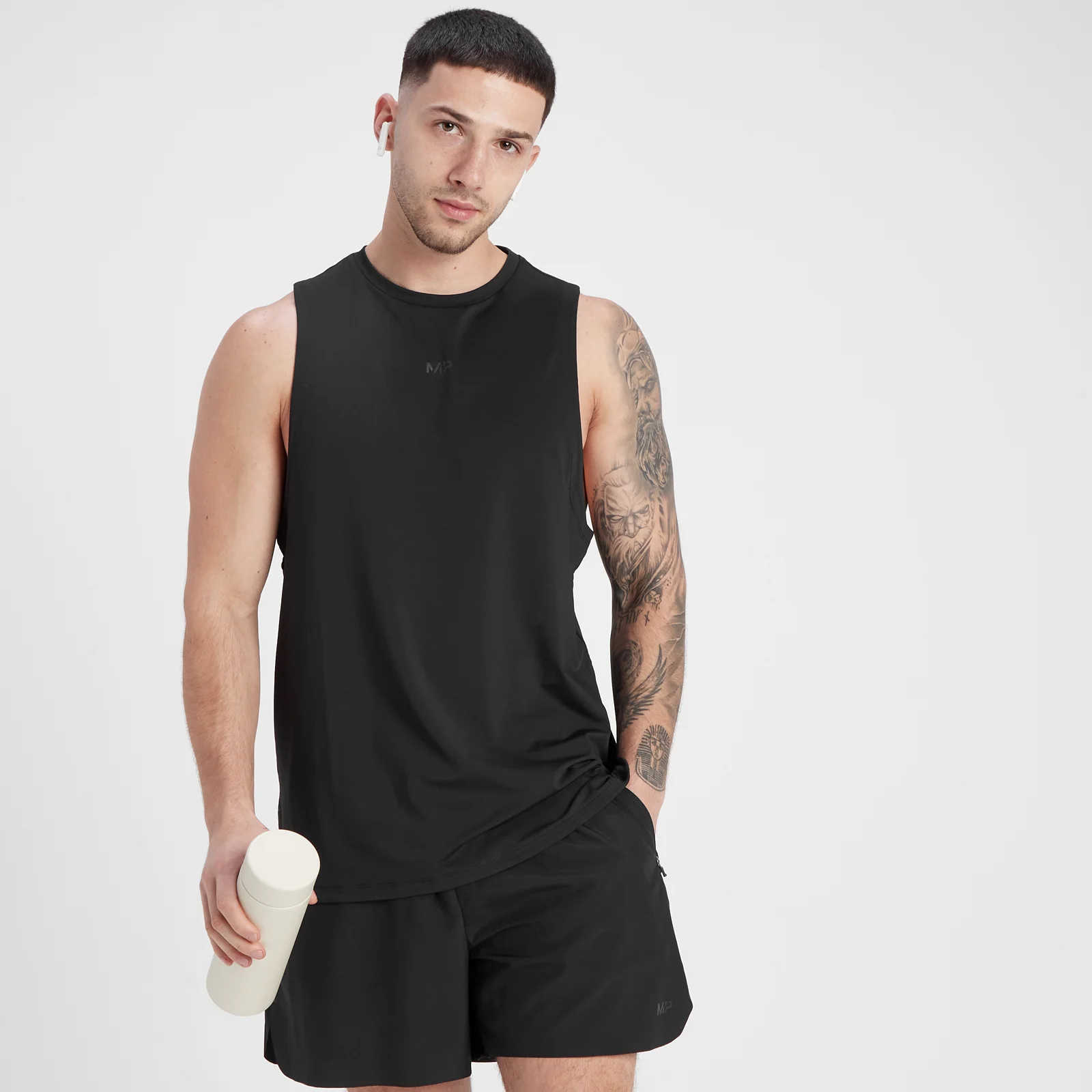 Camisola sem Mangas Velocity Ultra da MP para Homem - Preto - XS Imagem 1