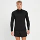 Camisola sem Costuras com Fecho 1/4 Tempo da MP para Homem - Preto
