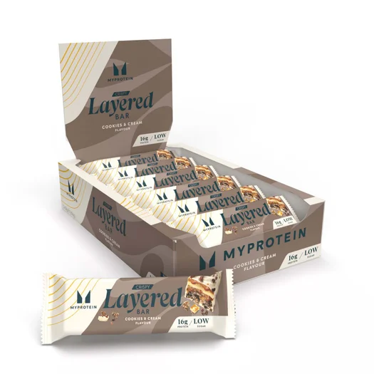 Barra Layered Crocante - 12 x 58g - Bolacha e Nata