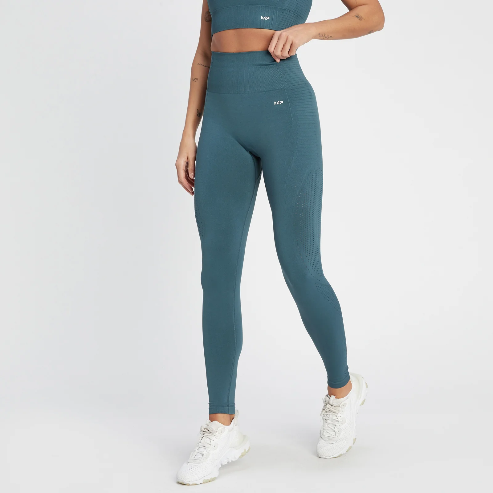 Leggings sem Costuras Tempo da MP para Senhora - Smoke Blue - XXS Imagem 1