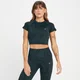 Camisola Curta Sem Costuras Tempo Wave para Senhora da MP - Preto