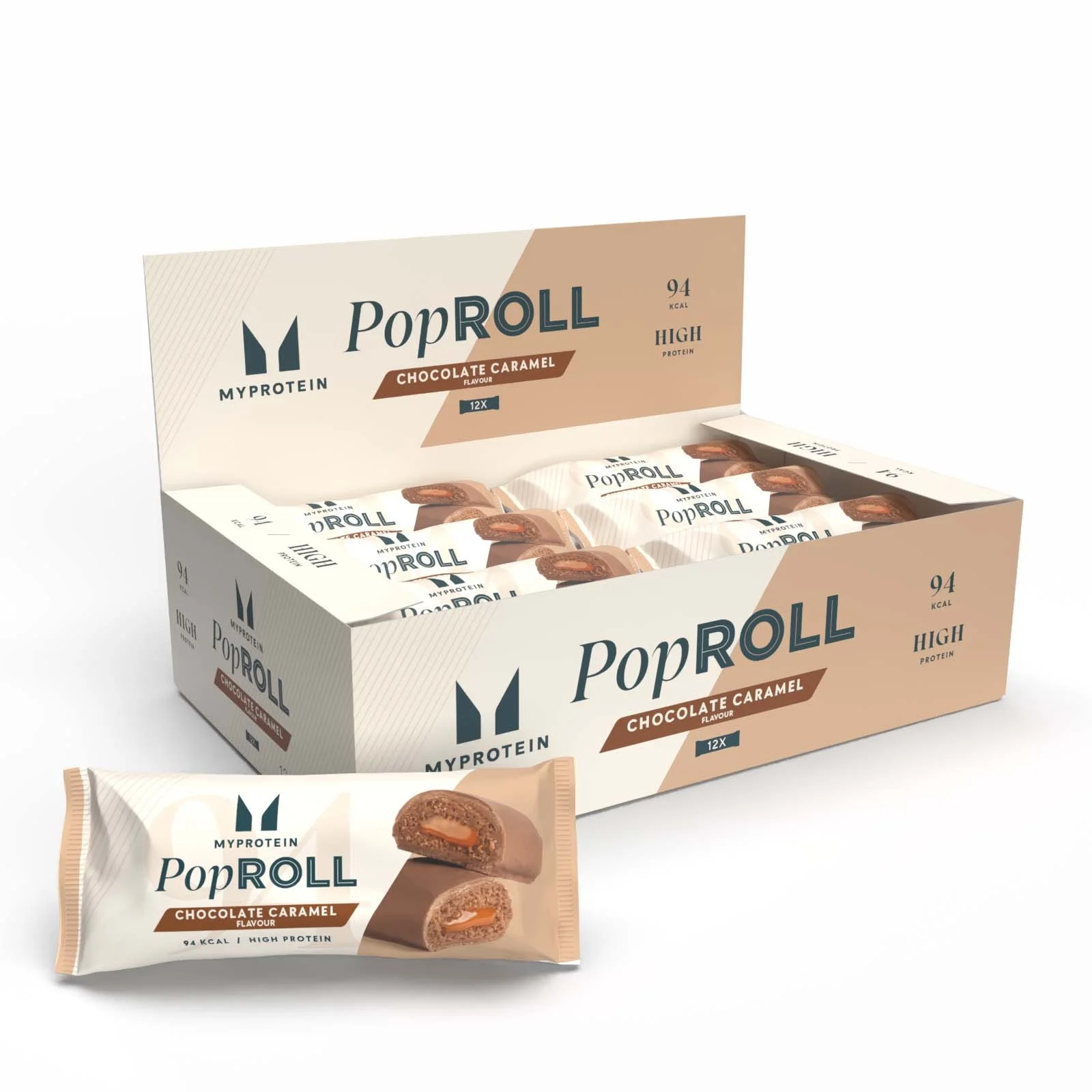 Pop Rolls - 12 x 27g - Chocolate e Caramelo Imagem 1