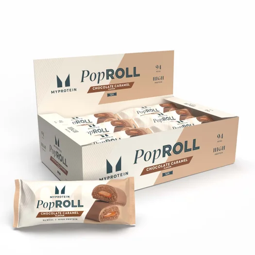 Pop Rolls - 12 x 27g - Chocolate e Caramelo