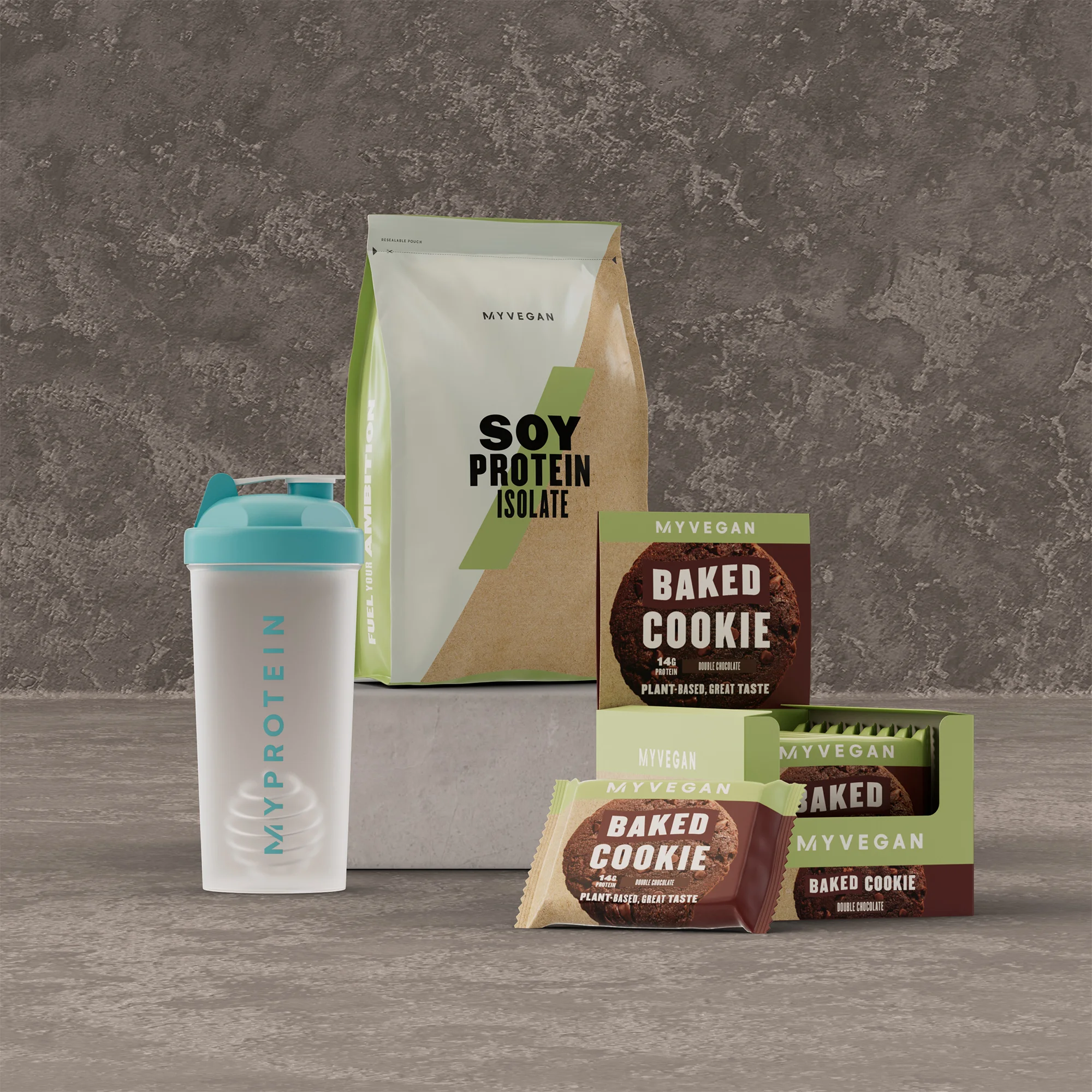 Pack Inicial de Proteína Vegan - Double Chocolate - Salted Caramel Imagem 1