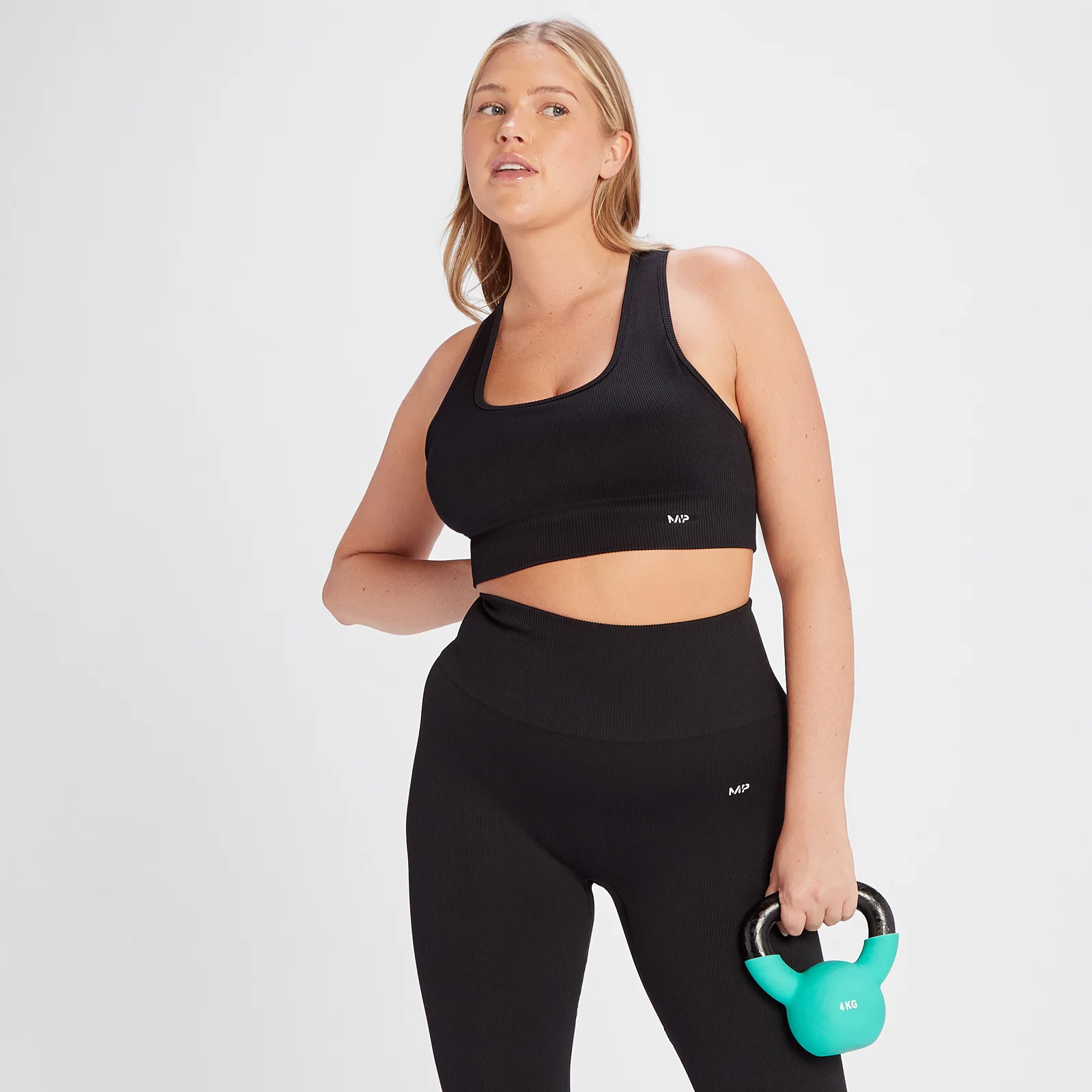 Soutien Sem Costuras e Canelado Tempo da MP para Mulher - Preto - XS Imagem 1