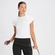 Camisola de Manga Curta Tempo Basics da MP para Senhora - Branco