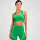 Soutien de Desporto sem Costuras Tempo Ultra da MP para Senhora - Verde Forte