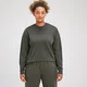 T-shirt de Manga Comprida Oversize Rest Day da MP para Senhora - Taupe Green