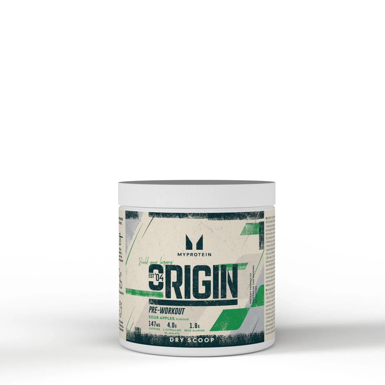 Scoop Seco Pré-Treino Origin - 18servings - Sour Apples Imagem 1