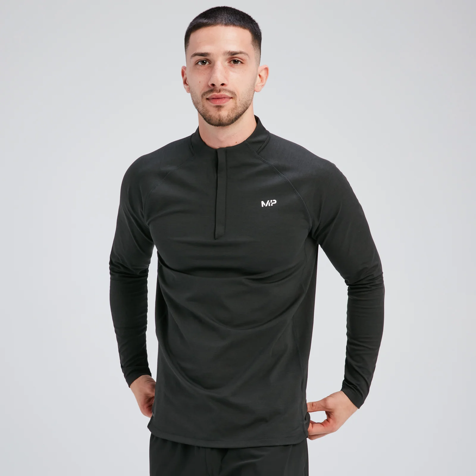 Camisola com Fecho 1/4 Tempo da MP para Homem - Preto - XS Imagem 1